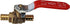 4 Pieces 1/2" Pex Ball Valve Hot & Cold, 24-2-1&2=4X (4 Packs)