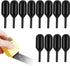 Xujinsongg Identity Theft Protection Roller Stamps, 12 Pcs Black Replacement Rolling Ink Refills