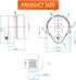 HORTHERO 802360JA 24V 5/6RPM V8043/8044 Valve-2Pack Motor Work Well with Honey-Well Zone