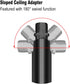 M10 5 12-inch 10 6-inch 180 Threaded Extension Poles, PCS & PCS Lighting Fixture Downrods Stems & Degrees Sloped