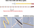 4mm 3000K 16.4ft, 12V 400LEDs/M 7W/M, CRI>90 3M TOPAI Ultra Thin COB LED Strip Warm White DC Dotless High Density