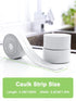 PVC Self Adhesive Caulk Tape, 1-1/2" x 11', for Bathrooms, Kitchen Countertops, and Toilets