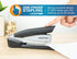 Bostitch Office Executive 3 in 1 Stapler, Includes 21 Staples, Integrated Staple Remover, Black/Gray (INP2)