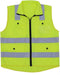 Zip Front Reflective Vest – High Visibility Safety Clothing with Multi Function Pockets and Zipper Closure