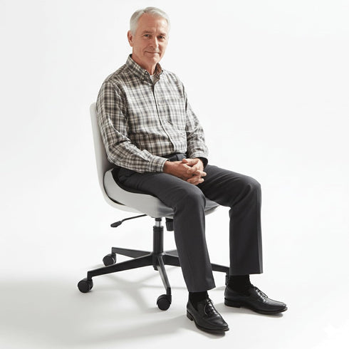Tailbone Seat Cushion for Sciatica, & Lower Back Pain Relief, Ergonomic U-Shaped Memory Foam Pressure Relief Pad