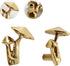 Ywmsfl Furniture Decorative Handle Modern Brass Dressers Knob Mushroom Shape Bedside Cabinet Pull Easy to Installation
