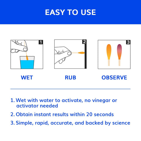 50 20 Instant Lead Test Kit pcs-Rapid Lead Surface Test Swabs -Home Use for All Surfaces Paint Dishes Toys Jewelry