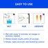 50 20 Instant Lead Test Kit pcs-Rapid Lead Surface Test Swabs -Home Use for All Surfaces Paint Dishes Toys Jewelry