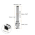 12pcs 8Gauge Stainless Steel Dispensing Needles, 1" All Metal Glue Needle Tube Blunt Tips Luer Lock for Thick Liquids, Ink, Glue, Lab Use