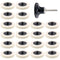 Swpeet 20Pcs 2" Compressed Wool Fabric Disc Polishing Pads - Includes 1 Disc Pad Holder for Buffing Projects