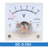 uxcell DC 0-10V Analog Panel Voltage Gauge Volt Meter 91C4 2.5% Error Margin