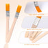 12 Pcs Paint Brush, 5 Inch Trim Painting Tool with Soft Bristle, Small Brushes for Walls, Touch Up, Cabinets