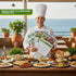 Catyan 3 Count Mediterranean Diet Food List, Double-sided Lamination Mediterranean Food Chart Poster, Meditteranian