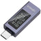 USB C Power Meter Tester, USB Multimeter 4-30V 0-12A Voltage Current Capacity Energy Power Digital Tester