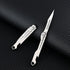 Titanium Alloy Keychain Utility Knife, Small Folding Pocket Knife with Extra 10PCS #11 Blades