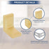 20 PATIKIL Metal Corner Braces, Pcs L-Shape Shelf Support Corner Brace Right Angle Brackets with Cover for Drawer