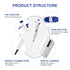 5mL Adjustable Volume Pipette, 1-5mL Lab Single Channel Micro Pipettor for Laboratory Scientific Use