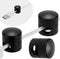 SmallCat 3 Pcs Desk Cable Anchors, Adjustable Metal Cord Organizers with Adhesive Dots,