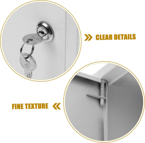 Package Package Homoyoyo Milk Box with Lock Wall Mounted Box for Outdoor Use Durable and Sturdy Design Multi Use