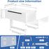 Hevtsde Toilet Paper Holder with Shelf - Carbon Steel Wipes Dispenser for Bathroom, Easy Cleaning No Drilling Wall
