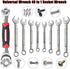 Universal Wrench 48 in 1 Socket Wrench Multifunction Wrench Tool with 360 Degree Rotating Head, Spanner Tool for Home and Car Repair by iPstyle