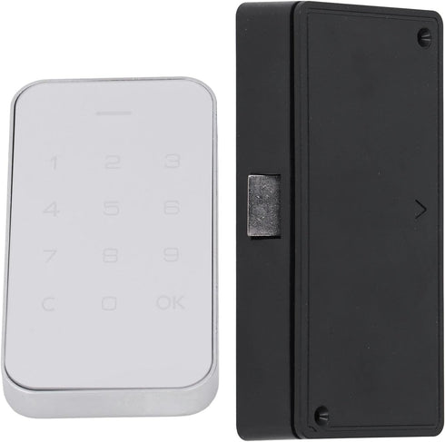 WiseZythum Electronic Cabinet Lock with Digital Touch Keypad, Password Entry Keyless Security Lock for Wardrobe, Shoe