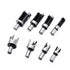 8Pcs Wood Plug Cutter Drill Bit Set Carbon Steel Titanium Coated Woodworking Chamfer Drill Bits Straight and Tapered Taper 5/8" 1/2" 3/8" 1/4" Cutting Tool