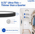 12 inch, 24W 2640LM Dimmable 5 2700K-6500K Ultra Thin LED Ceiling Light Flush Mount Ceiling Light, Color Temperatures