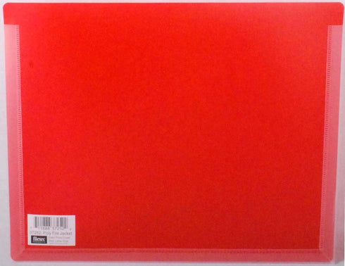 Filexec Legal Size File Jacket, Red, Pack of 5