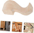 4pcs DOITOOL Solid Wood Carved Furniture Legs European Style Replacement Feet for Coffee Table Cabinet and Bedside
