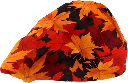 Unisex Bouffant Scrub Cap with Elastic Tie Back - Comfortable Hair Cover for Professionals