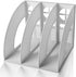 Lemical 3 Compartments Open Section Magazine File Holder, Desk Organizer, Book Rack for Office, Home, Kitchen