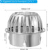 PATIKIL Dome Gutter Guard Filter, 304 Stainless Steel Downspout Strainer, Anti-Blocking Outdoor Gutter Cleaning Tool for Stops Leaves Debris, Fits 3.9-4.1 Inch