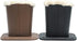 HDBHSBE Eyeglass Holder Eyeglass Holder Stand 2 Packs PU Leather with Soft Plush