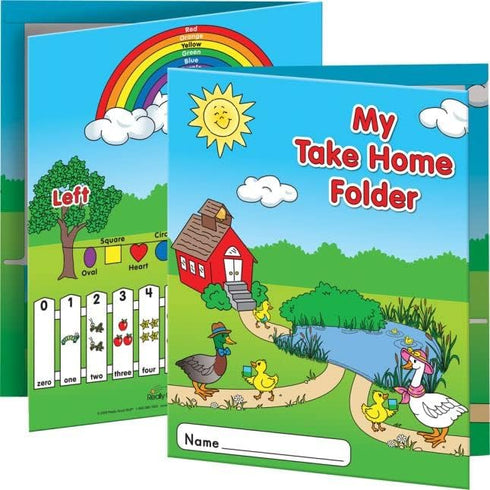 Really Good Stuff Early Childhood Take Home Folders, Set of 12 Bulk School Supplies, Organizer for Students