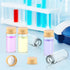 Wresty 10ml Mini Glass Jars, 30 Pcs Glass Vials with Aluminum Screw Caps, Empty Bottles for DIY Art Craft