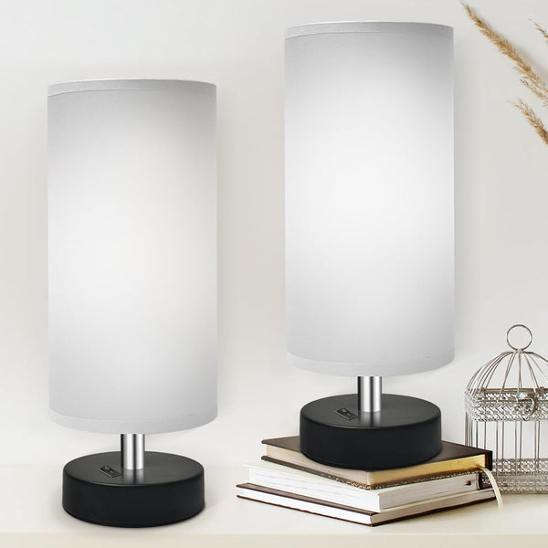 DEGNJU Small Lamp for Bedroom, Bedside Lamps for Night Stands, Mini Minimalist