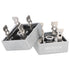 2Pcs Bridge Rectifier Diode, KBPC3010, AC to DC, 1000V 30A, 4 Pin, Full Wave Single Phase Metal Housing Bridge Rectifier (2)