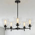 1-5/8 Inch E26 5.5"W 6.1"H Glass Lamp Shade Replacement for Table Lamps/Floor Lamp/Chandelier/Pendant Light