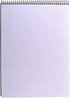 Top Flight 8.5 11.75 Inches, 70 (51070) Silverpoint Top Wire Pad, Heavy Back, Quadrille Rule, x Sheets, Protective