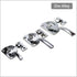 UGLTSAGRE Zinc Alloy Handle Food Cabinet Freezer Refrigerator Dining Hall Seafood Steamer Heavy-Duty Closed