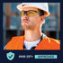 Bifocal Safety Glasses - Safety Glasses with Readers, Polycarbonate Lenses, ANSI Z87+, Yellow, 3.00