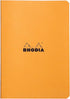 Rhodia Staplebound Orange Lined Notebook, 14.8 x 21cm (119188C)