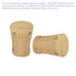 MECCANIXITY Tapered Cork, 9.5x7.11x12.7mm Natural Wooden Leakproof Soft Stoppers for Laboratory - Pack of 15