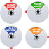 Privacy Sign, Do Not Disturb/Please Knock/Out of Office Sign, Office Door Sign for Availability (5inch, Silver)