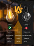 75FT 38 Dimmable A39 Bulbs, 2FT bulbs 2200K DAMAING Outdoor string lights Waterproof patio string lights