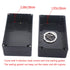 Project Box IP65 Waterproof Junction Box, Black ABS Plastic Electrical Boxes DIY Project Case Power Enclosure