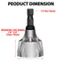 Deburring External Chamfer Tool, HSS Hex Shank Remove Burr Tools with Carbide Blades, Deburring Tool for Metal Bolt in 1/8" to 3/4" (3~19mm) Diameter