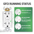 15/20 Amp GFCI Outlet, Tamper-Resistant, Self-Test Ground Fault Circuit Interrupter, UL/cUL Listed (GT20 White)