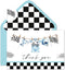 Whaline 50 Pack Race Car Baby Shower Thank You Cards Greeting Card